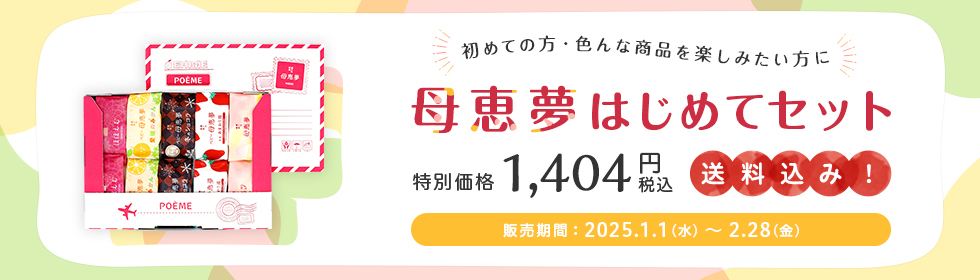 母恵夢はじめてセット