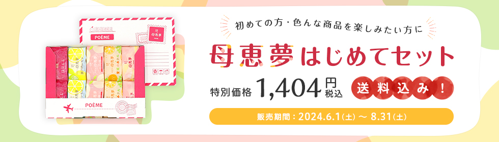 母恵夢はじめてセット