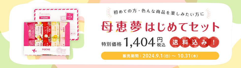 母恵夢はじめてセット